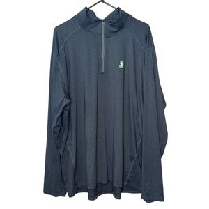 Chubbies The Pre-Workout Long Sleeve Gray Quarter Zip Mens XXL